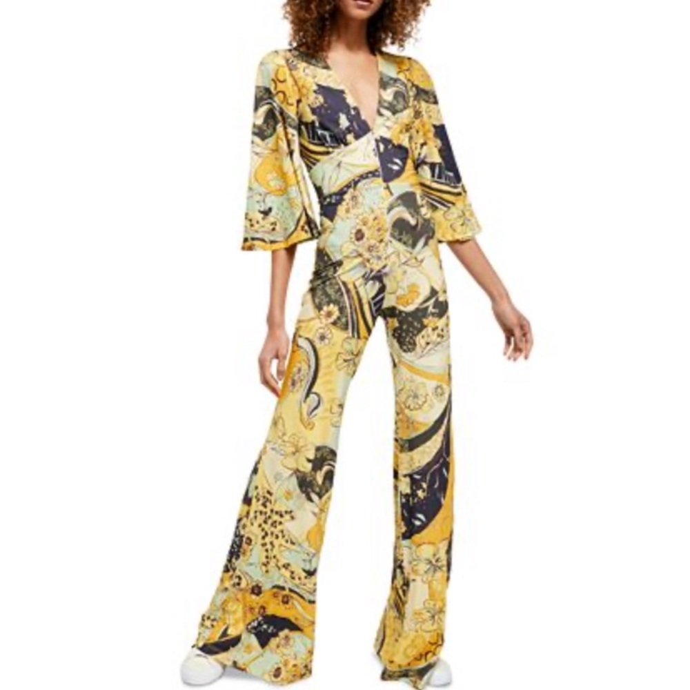Free people fever night jumpsuit